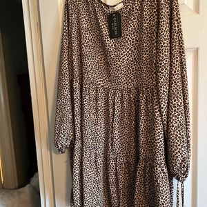 Leopard print dress